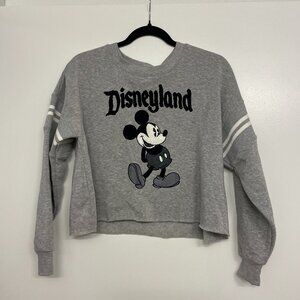 Disneyland Cropped Mickey Mouse Sweatshirt - XS
